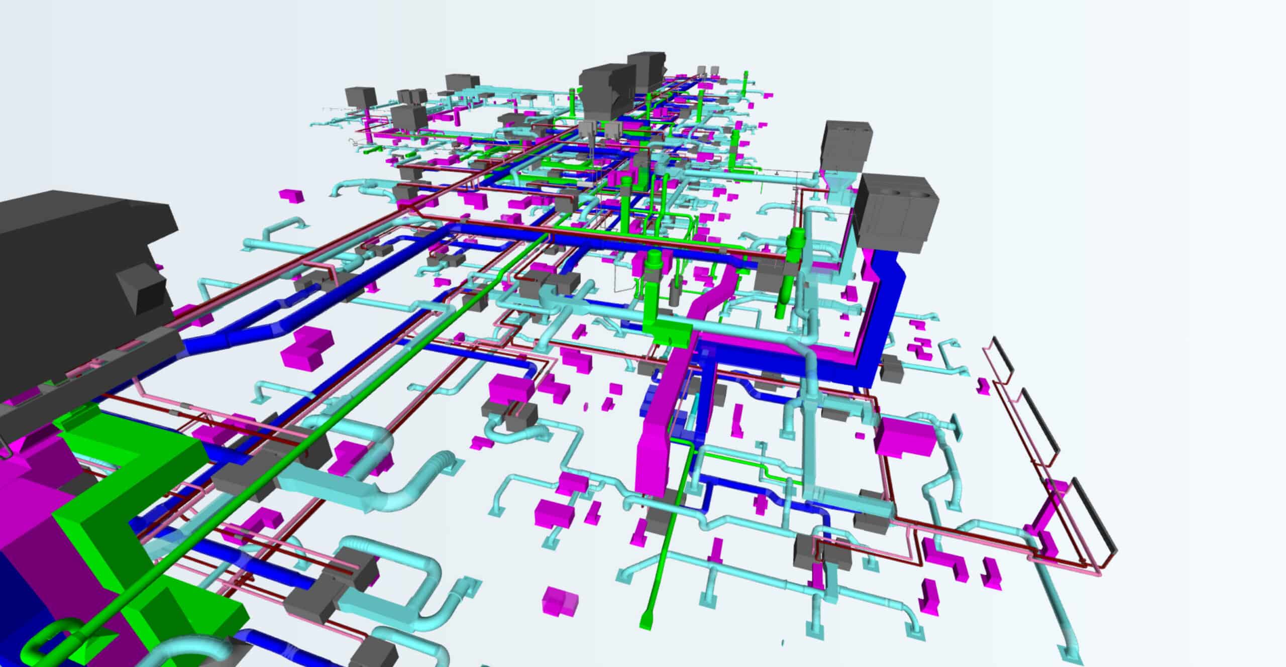 3D Mechanical System BIM Model